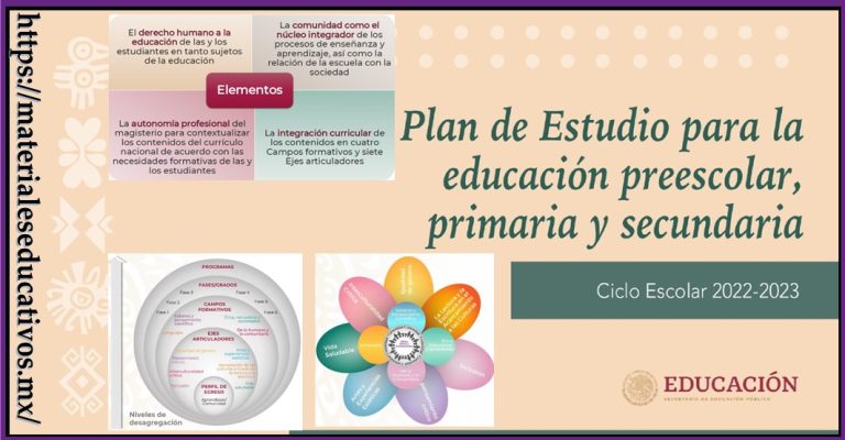 Descarga el nuevo plan de estudios 2023 para la educación primaria en